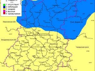 Пожароопасность на 19.04.2025г. - частично 3 класс